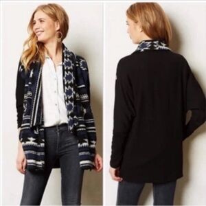 Dolan Multicolor Western Unique Thick Open Front Southwestern Cardigan Jacket M